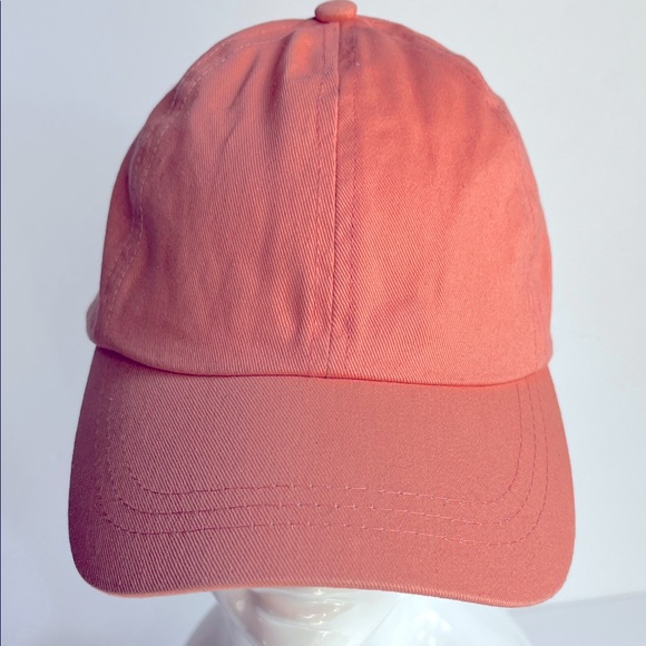 Orange Ball Cap Faded Glory Baseball Cap Halloween Game Day Hat Adjustable NWT - Picture 1 of 6